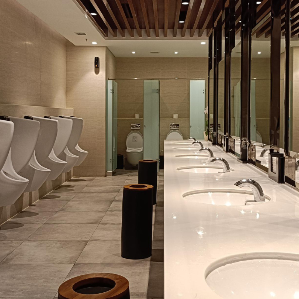 Bathroom Sanitation maintenance process at Polk County facility