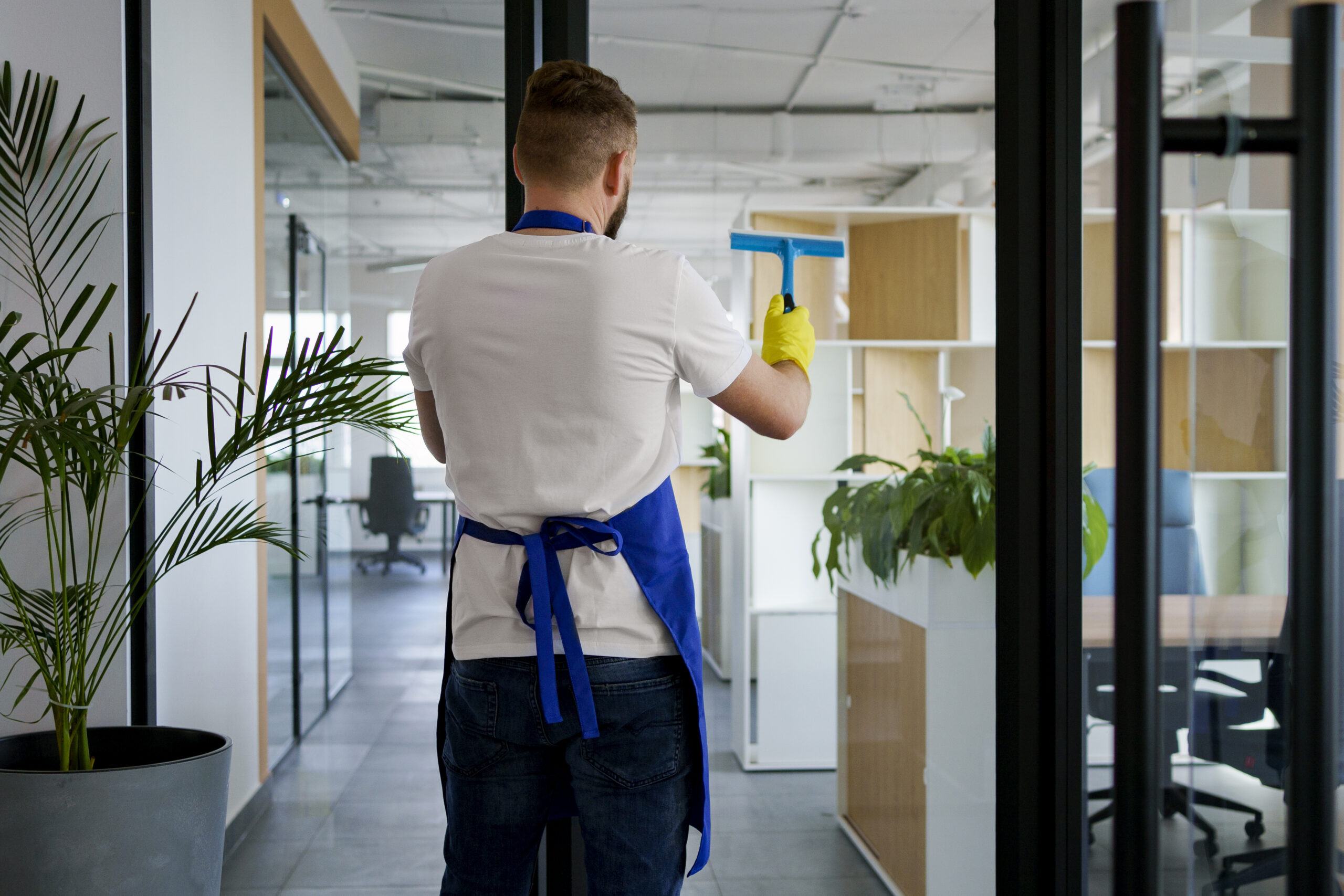 Commercial Cleaning maintenance process at Polk County facility